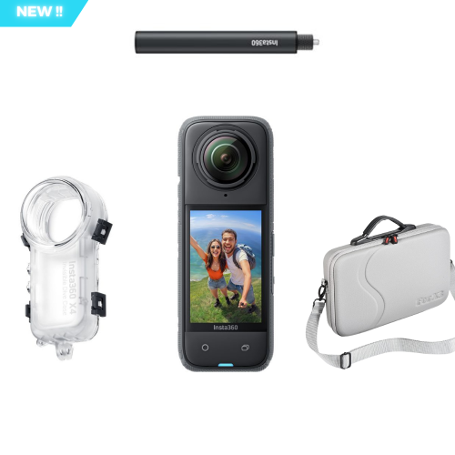 Accessoire De Plongée Insta360 - Compagnon Mains Libres Pour Caméras Série X - Flottabilité Ajustable Jusqu'à 50m