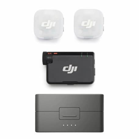 DJI MIC MINI 2 - 2TX + 1 Mobile RX + Charging Case (compatible caméras et mobile)